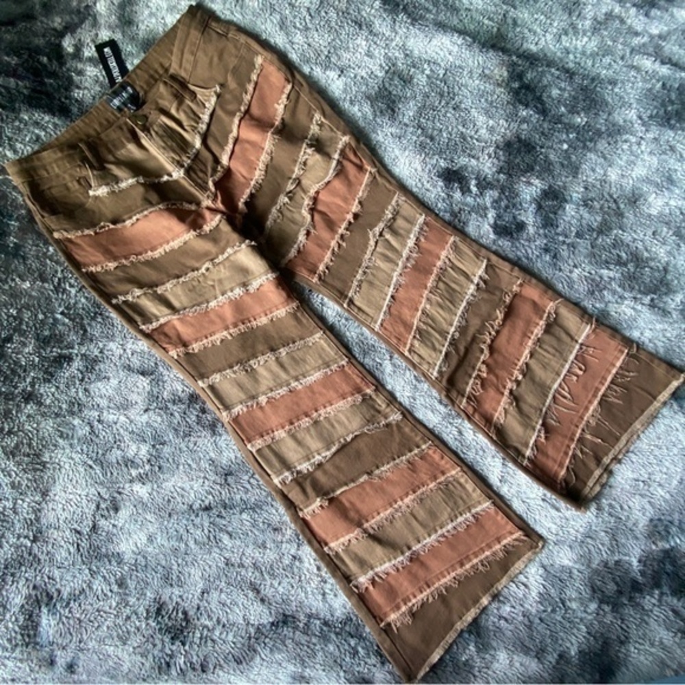 Dolls Kill Ride The Wind Patchwork Jean